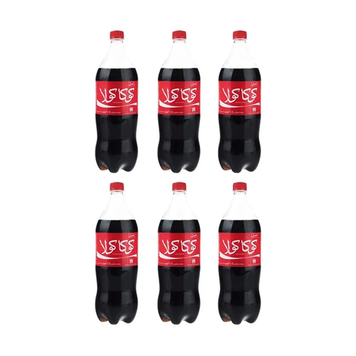 نوشابه کوکا کولا 1.5 لیتر شیرینگ 6 عددی