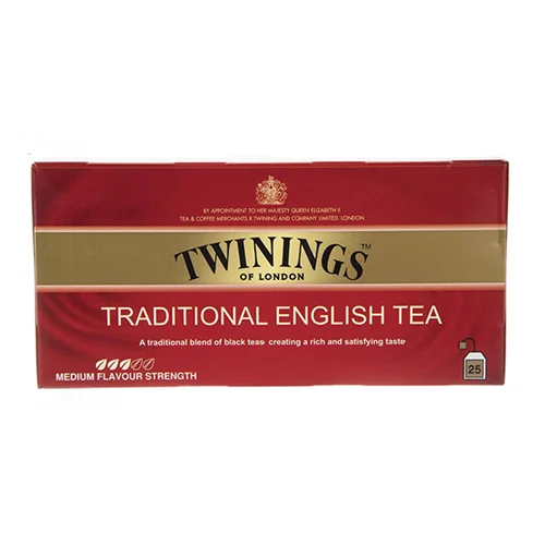 چای سیاه کیسه ای سنتی انگلیسی توینینگز 25 عددی