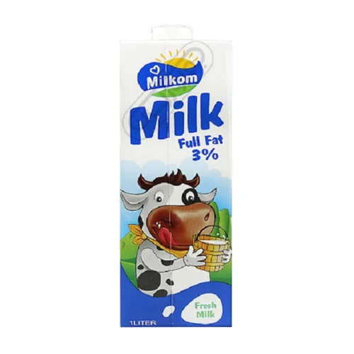 شیر قوطی پر چرب میلکوم میهن 1 لیتر