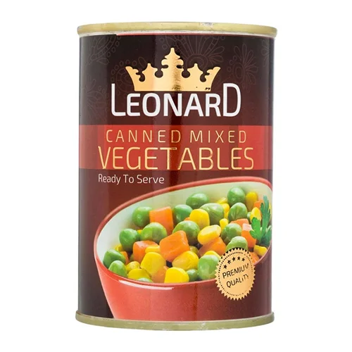 کنسرو سبزیجات لئونارد 400 گرم